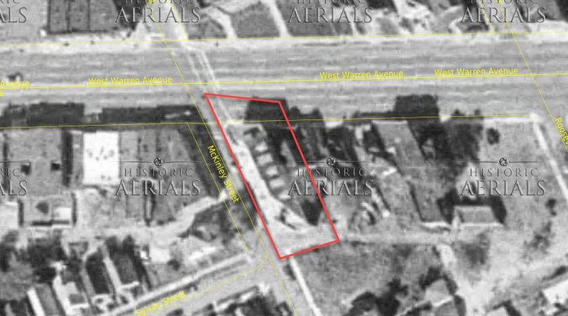 Sportsmen Motel (Sportmans Hotel, Sportsman Hotel) - 1973 Historical Aerial